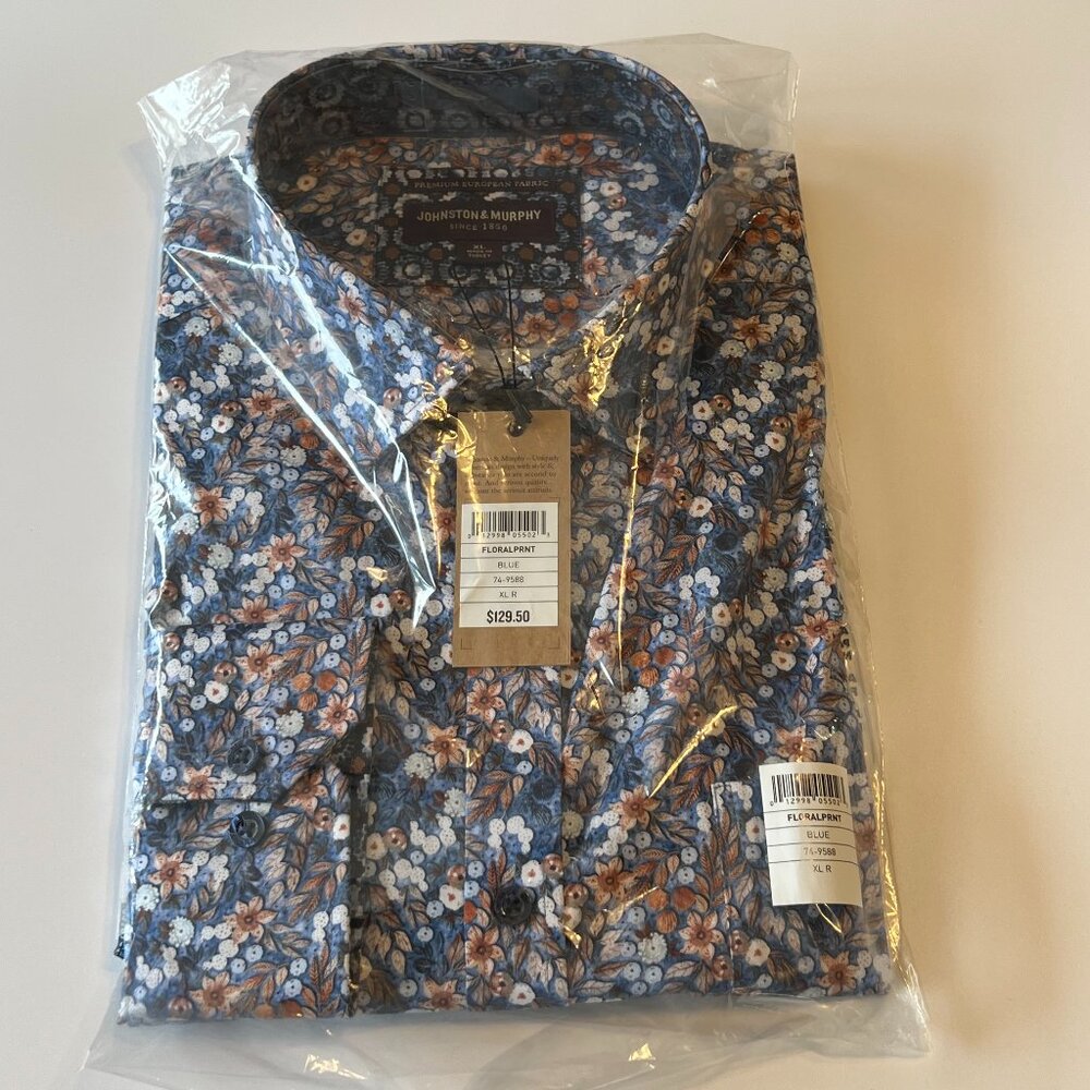 Johnston & Murphy premium European fabric shirt